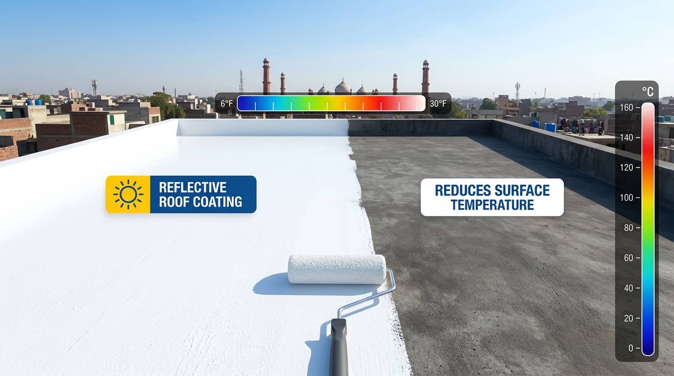 Roof Cooling Paint in Pakistan, Does It Actually Work?