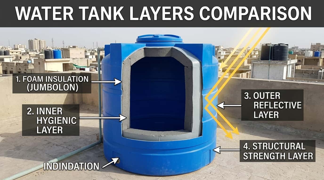 3-Layer vs 5-Layer vs Insulated Water Tank, Is the Upgrade Actually Worth It?