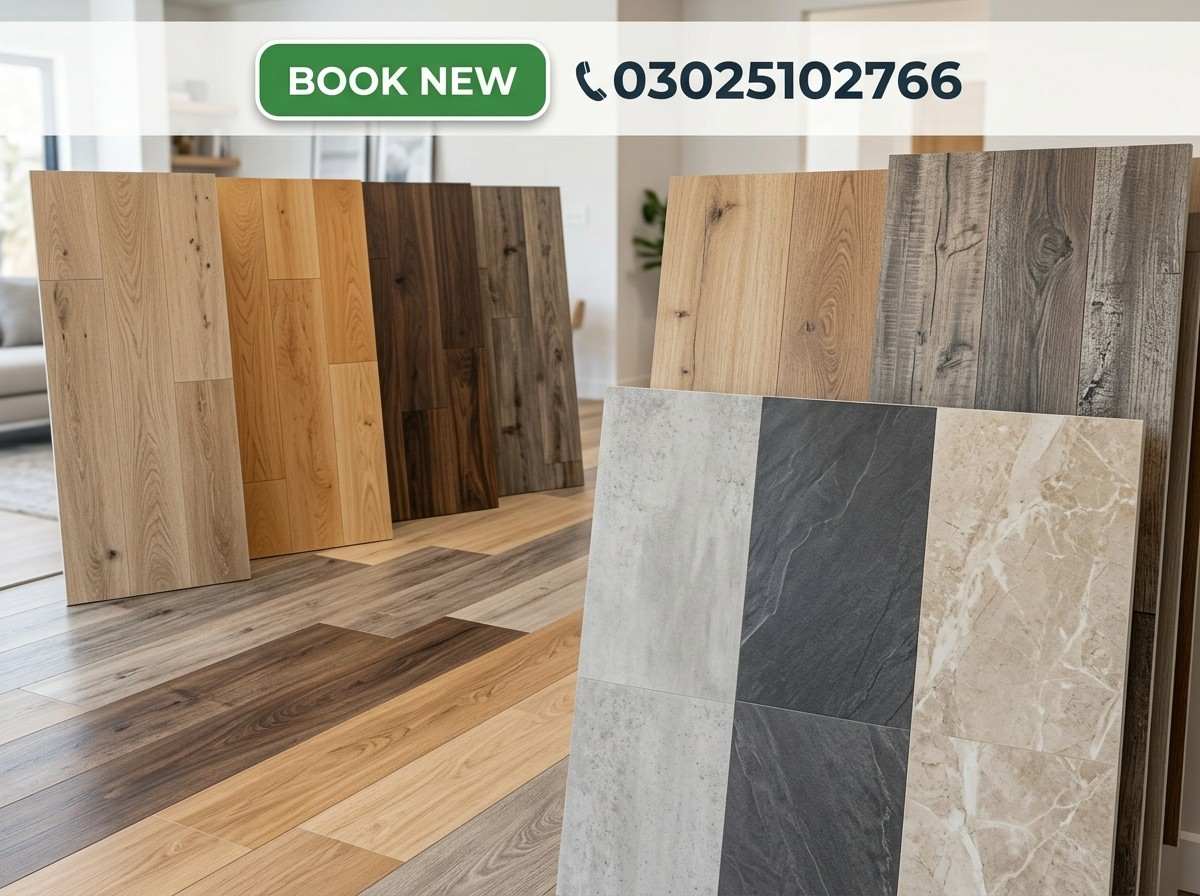 Vinyl Flooring Sheet Roll (per sq ft)